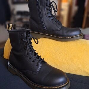 Dr. Martens Black Lace-Up Boots